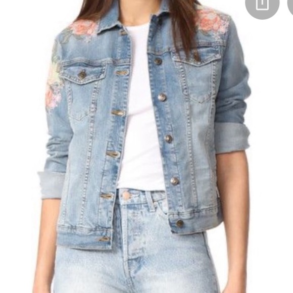 Joe's Jeans Jackets & Blazers - Floral Joe’s jeans denim jacket embroidered